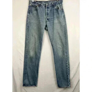 VTG Levi's 501XX Button-fly Jeans 38x40 Mens Made in USA Distressed 100% Cotton